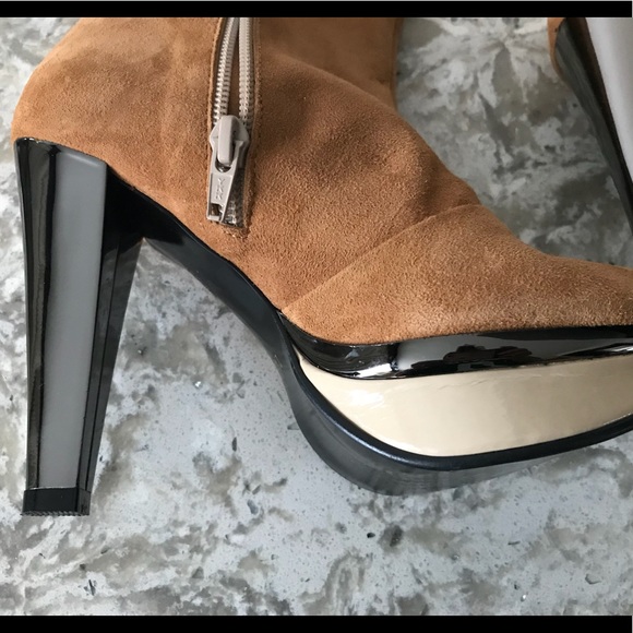 Size 4.5 Bootie Suede 5” Heel - Picture 2 of 8